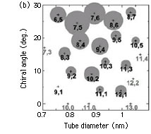 (b) カイラリティ分布