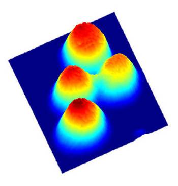 Polystyrene Beads on Si Plate