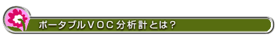 ポータブルVOC分析計とは？