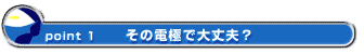 その電極で大丈夫?