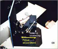 自動スライド式サンプルホルダー