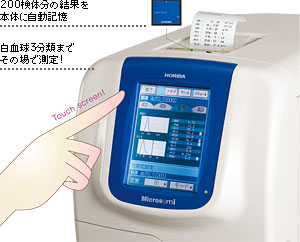 結果を任意に表示、プリント／測定情報をスクリーニング