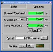 Monochromator Software