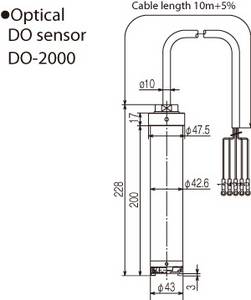 Optical DO sensor DO-2000