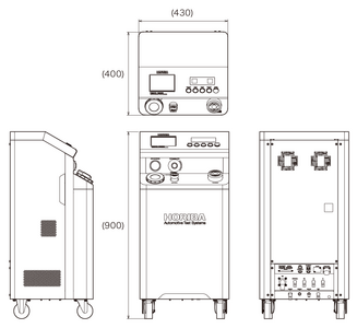 Outside dimensions (mm)