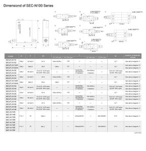 SEF-N100 Series外形寸法図