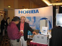 HORIBA booth at the MEGA Symposium