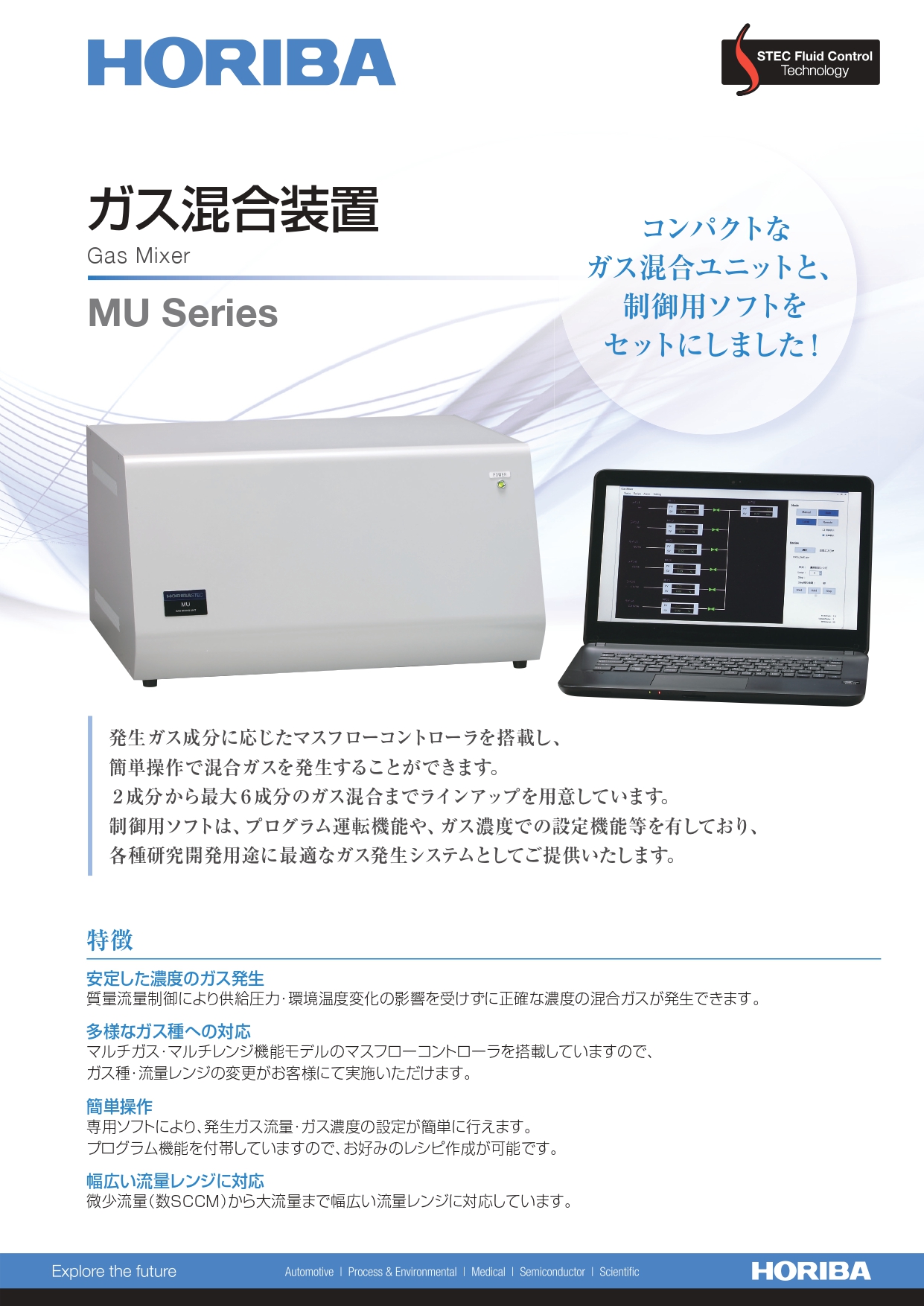 ガス混合装置 MU Series