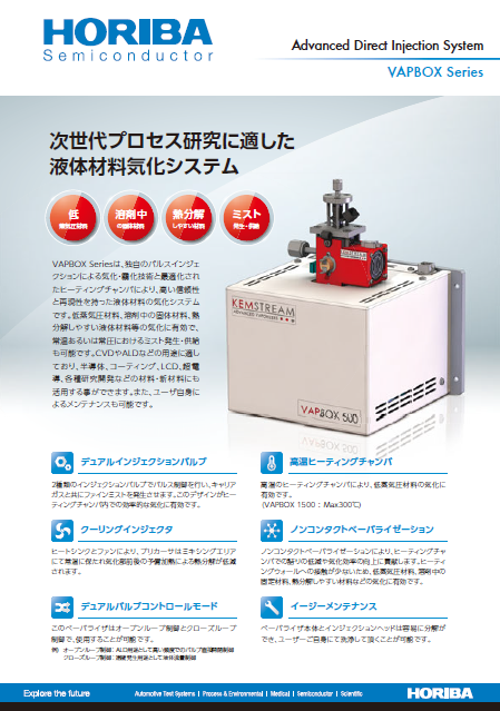 アドバンスドダイレクトインジェクションシステム VAPBOX Series