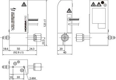 Dimensions of Direct Liquid Injection System
