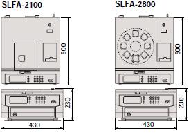 SLFA-2100/2800 Dimensional outline drawing (mm)
