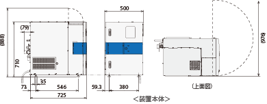 外形寸法（単位:mm）